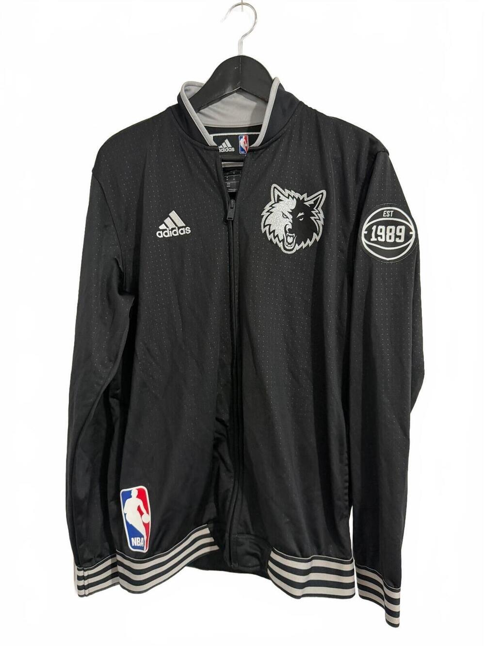 Throwback Minnesota Timberwolves Adidas Full-Zip Sweatshirt
